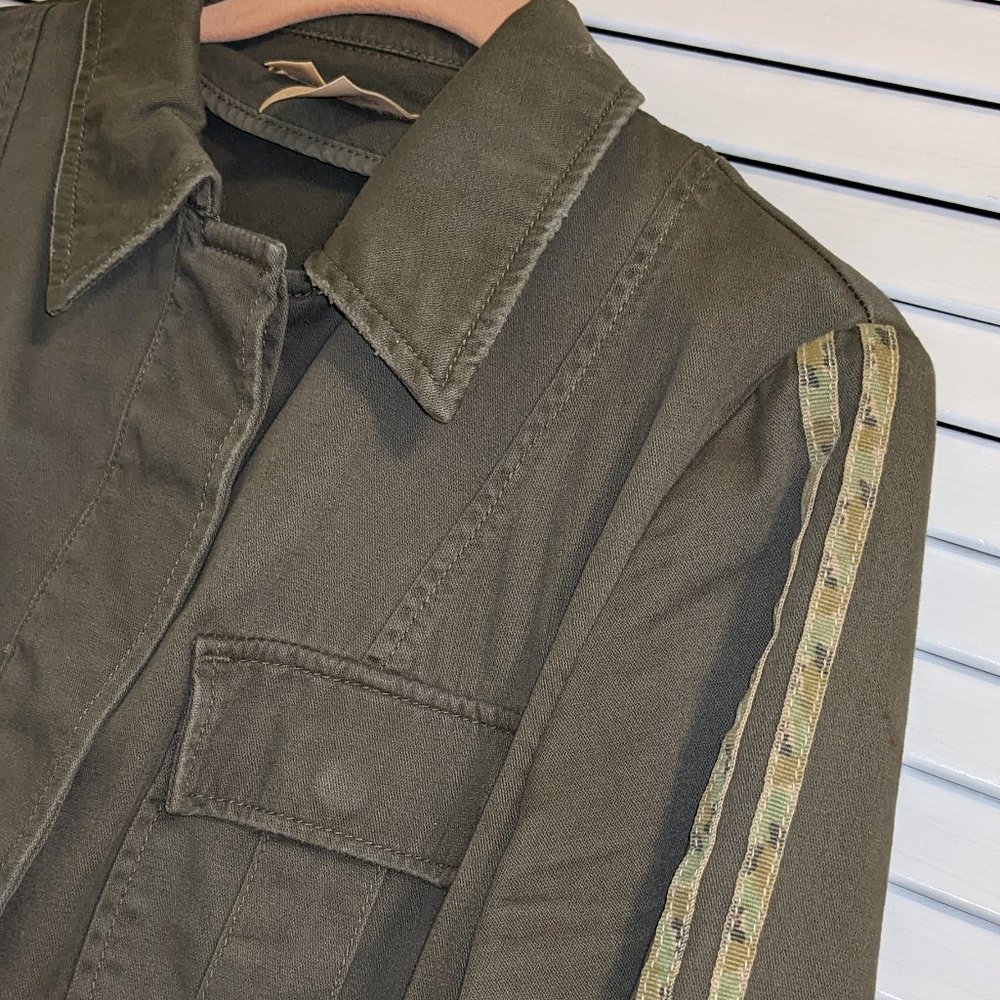 Olivette Camo Striped Shirt Jacket - Picture 6 of 6